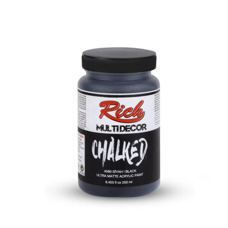 Pintura Tiza Chalked Rich 100 ml. Black 4580