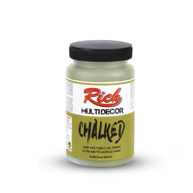 Pintura Tiza Chalked Rich 100 ml. Oil Green 03635