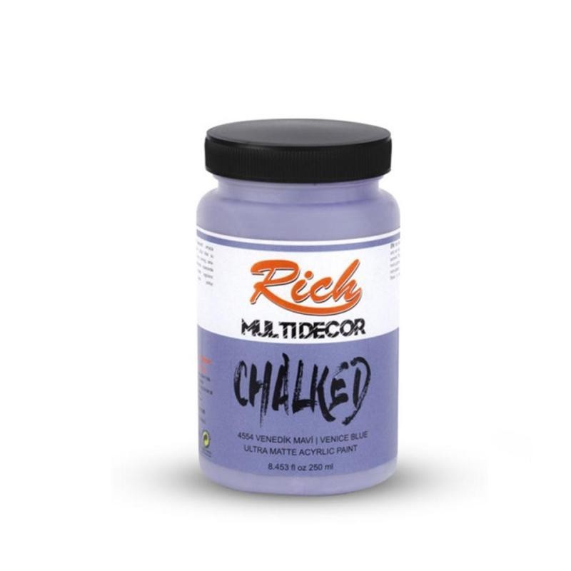 Pintura Tiza Chalked Rich 100 ml. Venice Blue 4554 Lila apagado