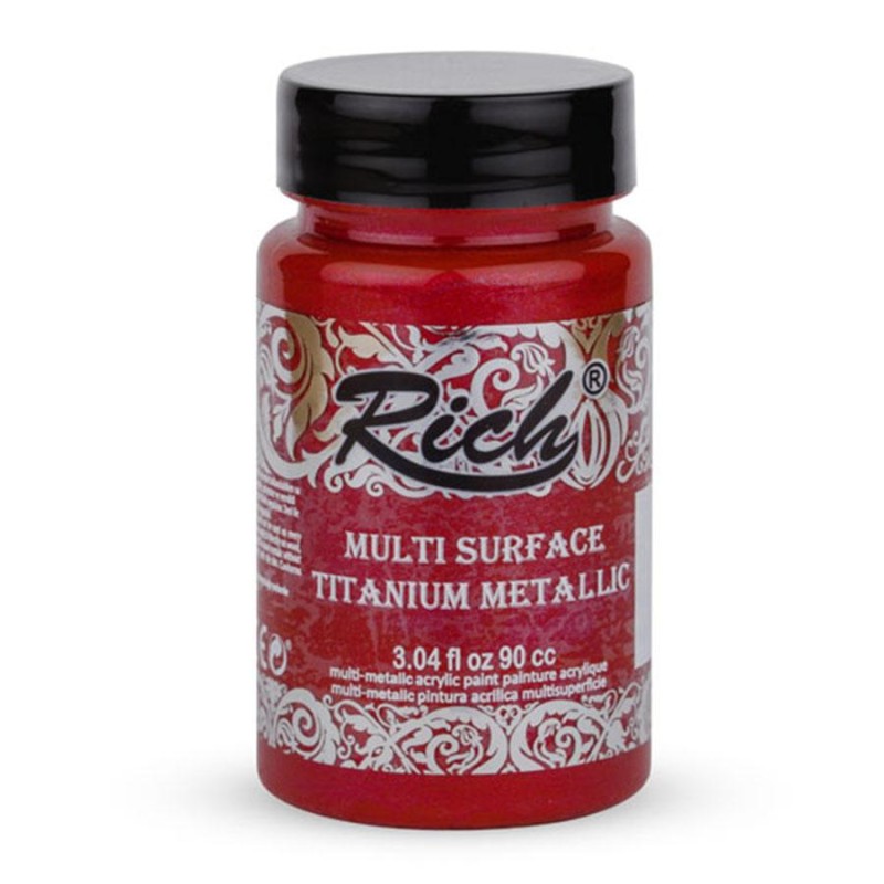 Pintura Multisuperficie Titanium Metallic Apple Sugar 90 Cc