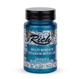 Pintura Multisuperficie Titanium Metallic Turquoise 90 Cc