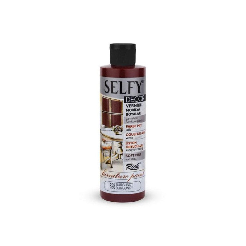 Pintura Selfy Decor Muebles 09443 Burgundy 240 Ml
