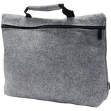 Bolso portadocumentos fieltro gris 37x8x28cm.  Ref. 33