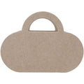 Portaobjetos bolso 4 huecos MDF 30X11,5X22cm