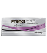 Arcilla Polimérica Premo Accents Plata Sculpey 454 Gr.