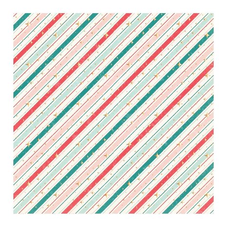 Hoja Acetato Candy Cane Lane