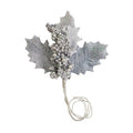 Flores De Prima Plateadas Candy Cane Lane