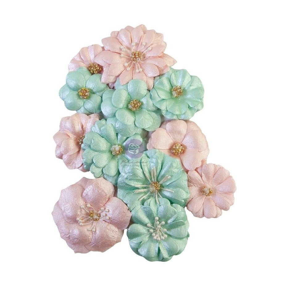 Flores Prima colores pastel nacaradas