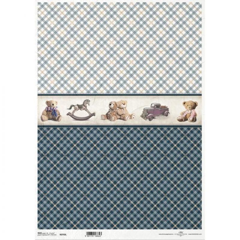 Papel de Arroz tamaño 297x420mm mod R0792L