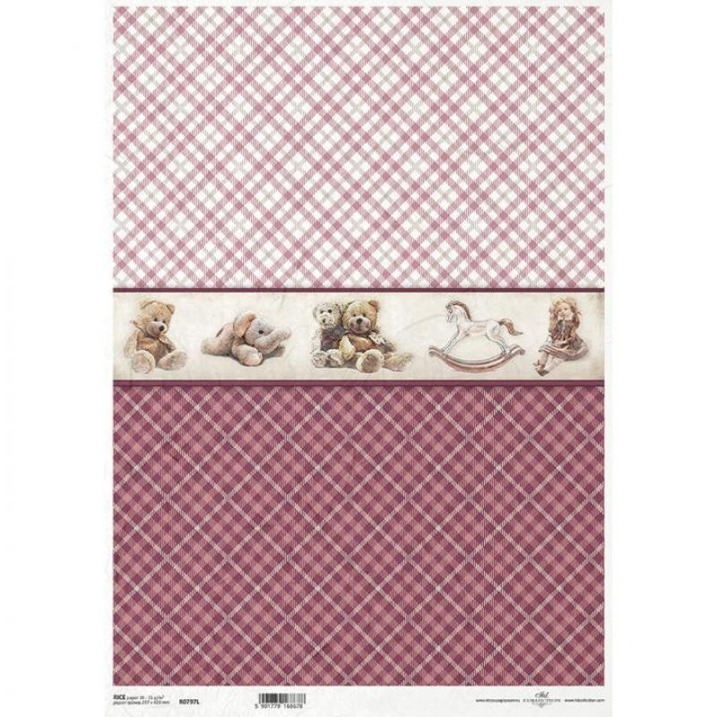 Papel de Arroz tamaño 297x420mm mod R0797L