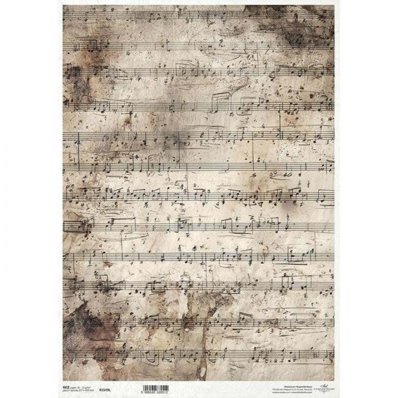Papel de Arroz tamaño 297x420mm mod R1549L