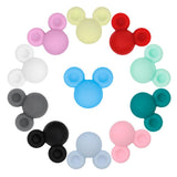 Cuentas Silicona Chupetero Mickey Blanco