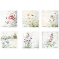 Papel de Arroz set de 6 hojas 14,8x14,8 mod RSM175