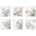 Papel de Arroz set de 6 hojas 14,8x14,8 mod RSM177