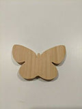 Pinzas Madera Con Mariposa