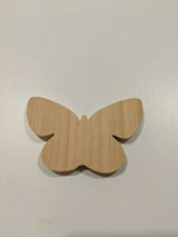 Pinzas Madera Con Mariposa