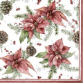 Hoja Servilleta Poinsettia