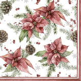Hoja Servilleta Poinsettia