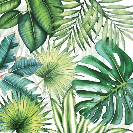 Hoja Servilleta Hojas Tropicales