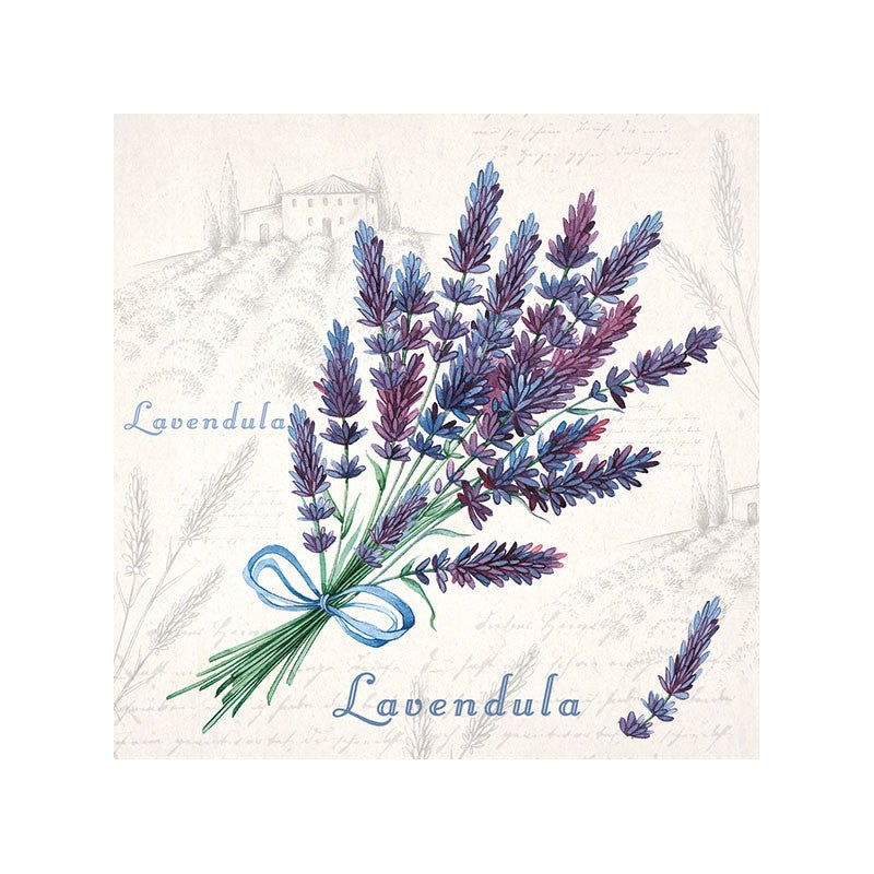 Hoja Servilleta Lavanda