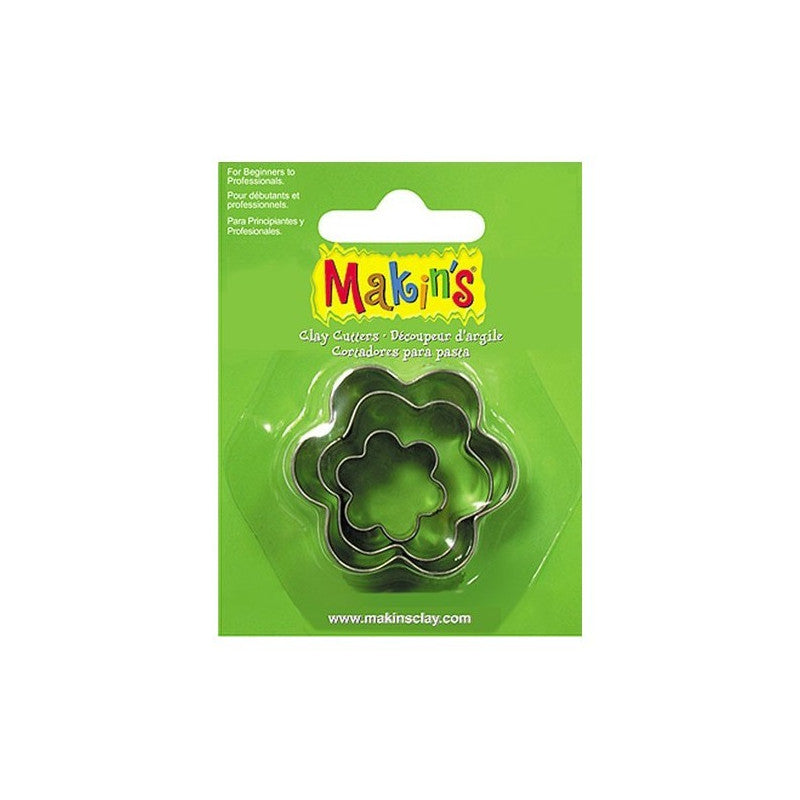 Set 3 Cortadores Con Forma De Flor