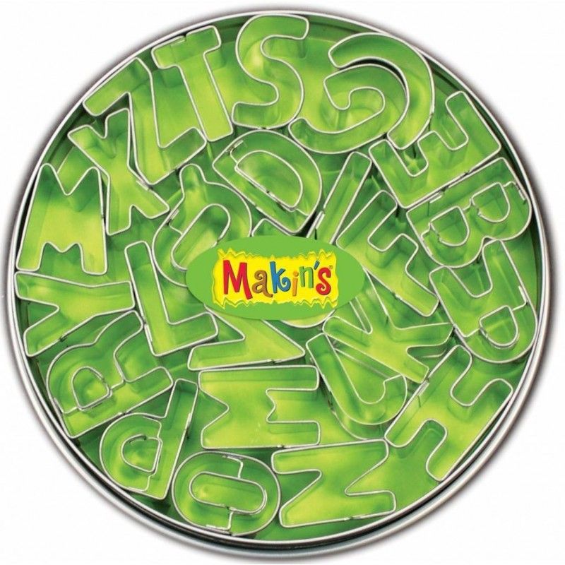Set de 26 cortadores alfabeto - Makin's
