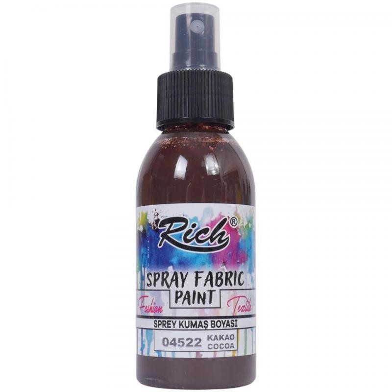 Spray Fabric Paint para tela Rich 100ml. Cacao 04522