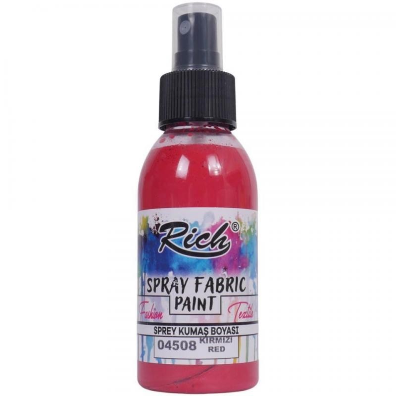 Spray Fabric Paint para tela Rich 100ml. Rojo  04508