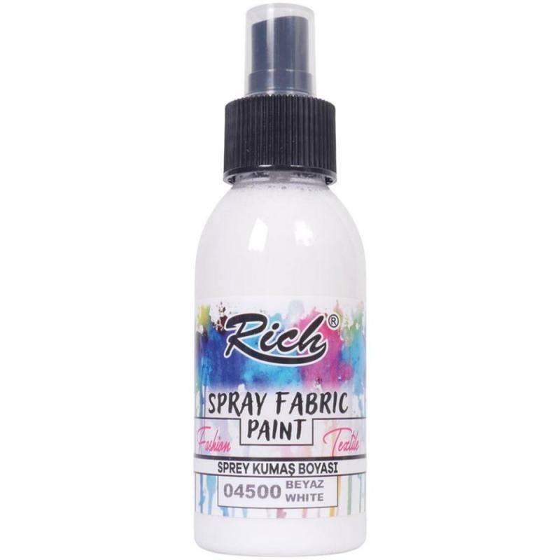 Spray Fabric Paint para tela Rich 100ml. Blanco 04500