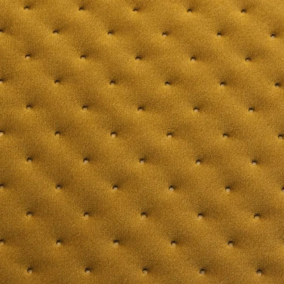 Terciopelo Dot Mustard Yellow