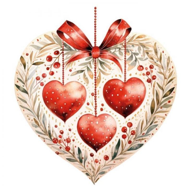 Transfer Textil Bola Corazón 24x23 Cm