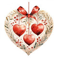 DTF Textil corazón Navidad