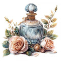 Transfer Textil Floral Perfums 24x23 Cm