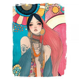 DTF Textil Boho girl 3