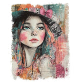 DTF Textil Female portrait  3