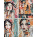 DTF Textil Female portrait  4