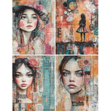 DTF Textil Female portrait  4