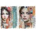DTF Textil Female portrait  2