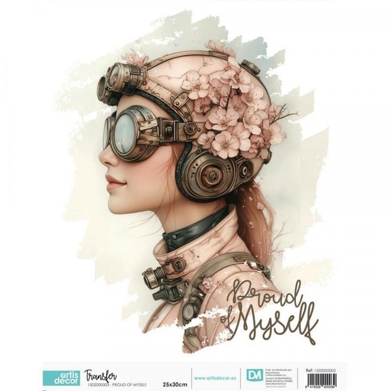 Transfer Textil Steampunk 25x30 Cm