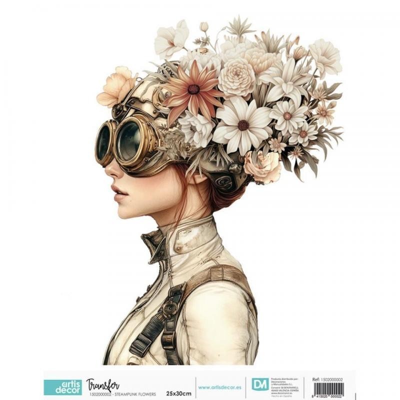 Transfer Textil Steampunk 25x30 Cm