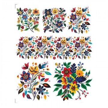 Transfer Uv Premium Flor Pictórica