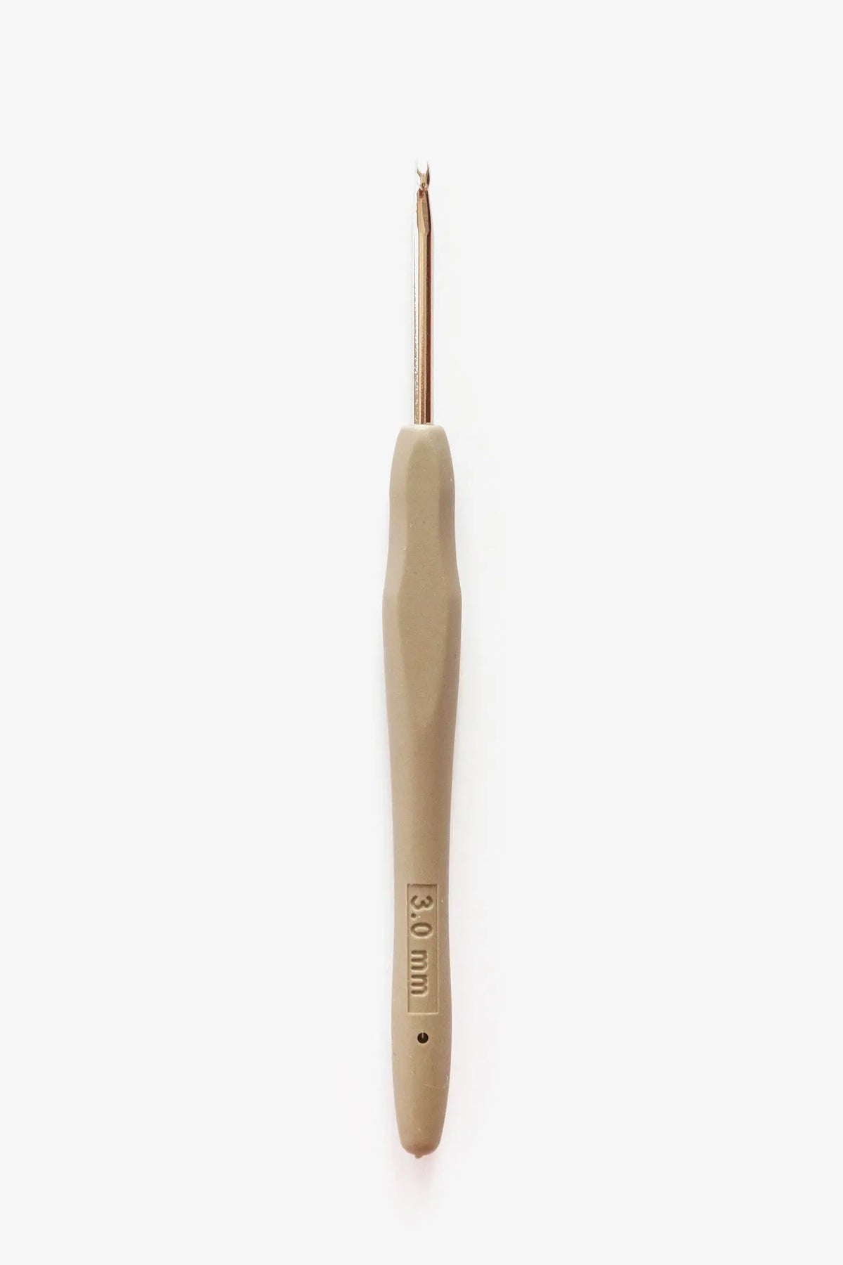 Ganchillo de acero 3 mm mango suave 13 cm DMC