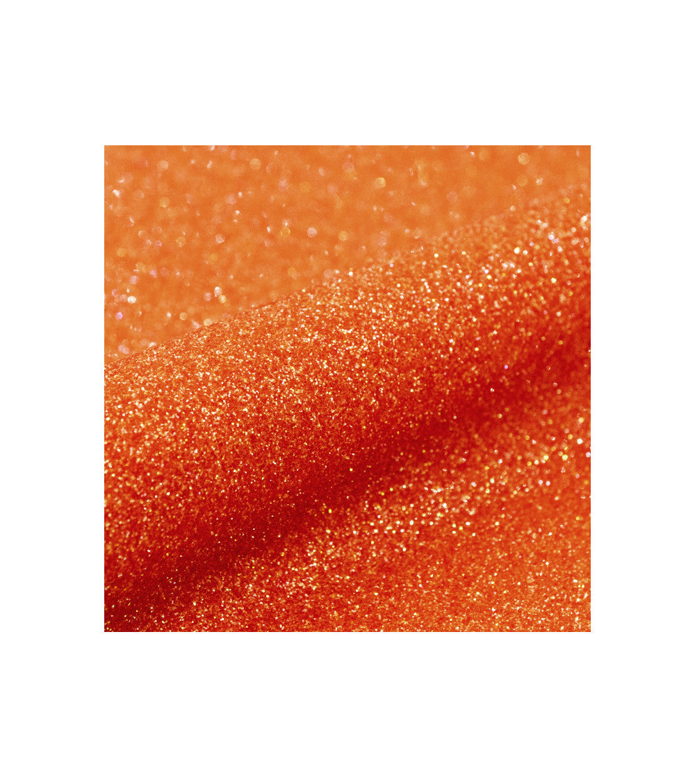 Vinilo Textil Naranja Glitter 0,30x0,50 Cm