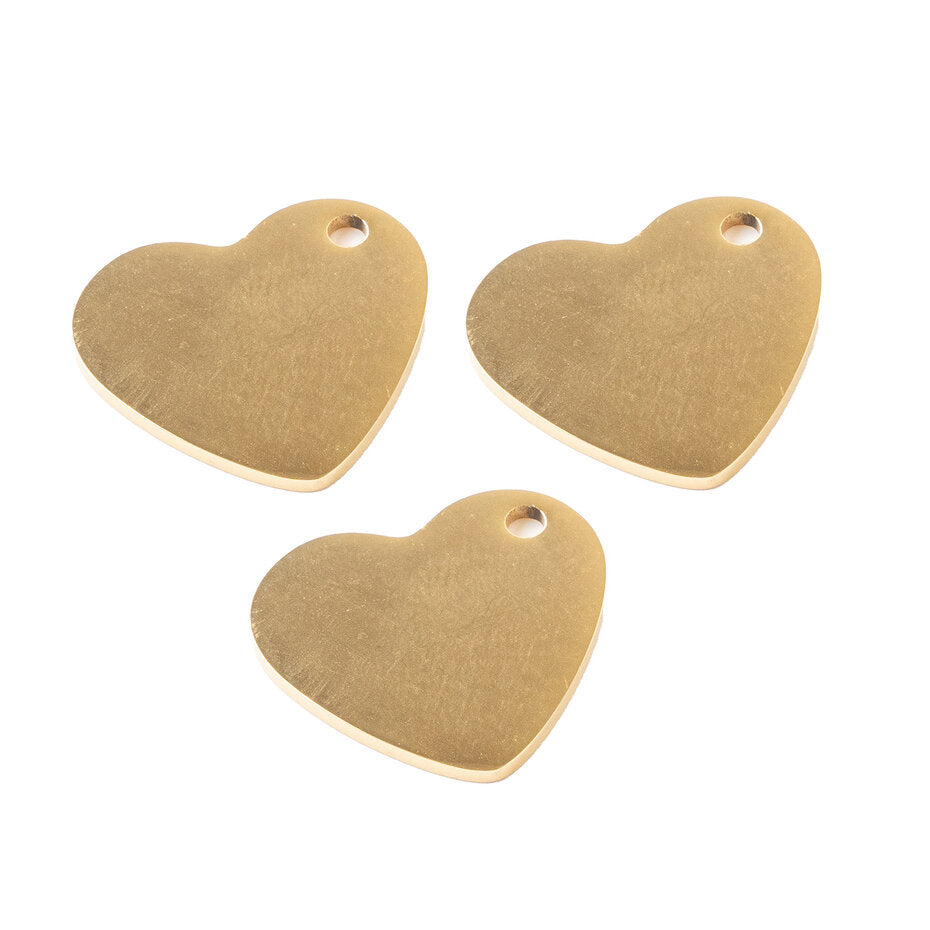 Charm Prensa de Joyeria forma de corazón 3 piezas