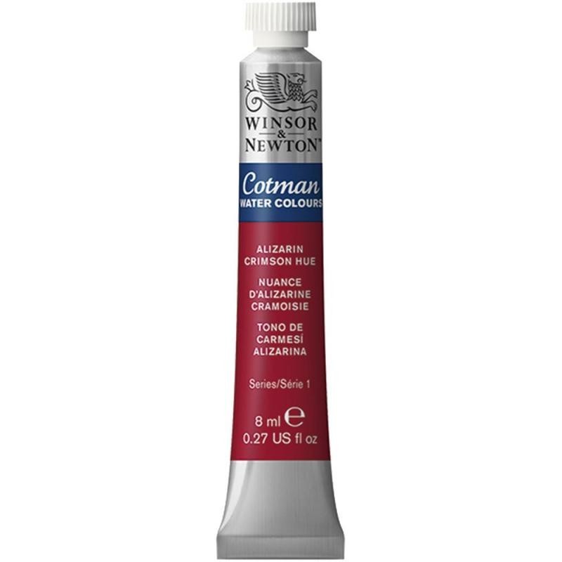 W&N ACUARELA COTMAN 8ML CARMESI ALIZARINA