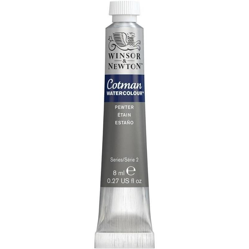 W&N ACUARELA COTMAN 8ML. ESTAÑO