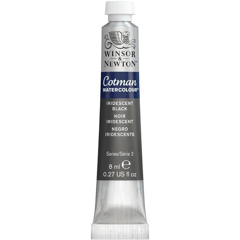 W&N ACUARELA COTMAN 8ML. NEGRO IRIDISCENTE