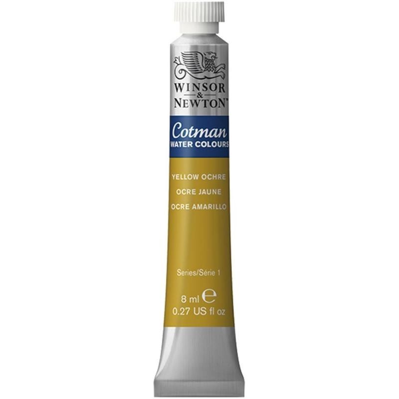 W&N ACUARELA COTMAN 8ML OCRE AMARILLO