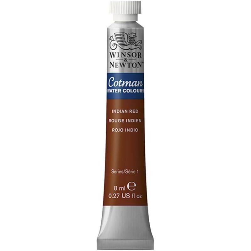 W&N ACUARELA COTMAN 8 ML ROJO INDIO