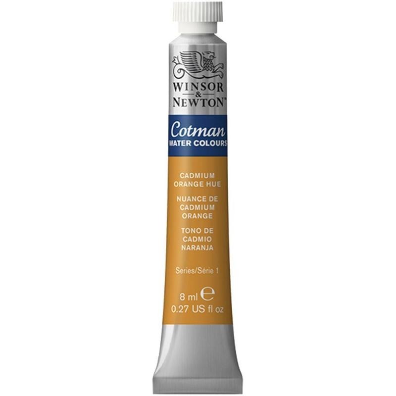 W&N ACUARELA COTMAN 8ML CADMIO NARANJA